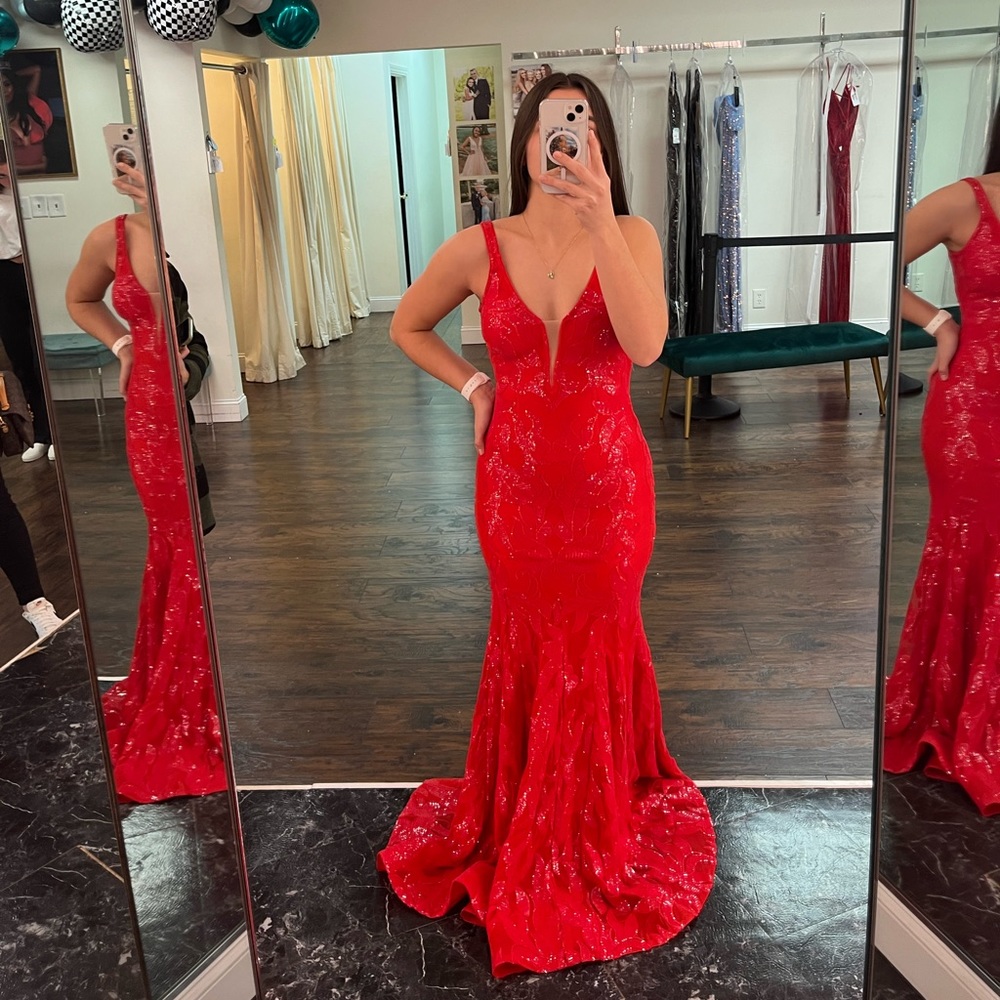 Red Jovani Prom Dress